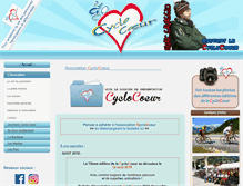 Tablet Screenshot of cyclocoeur.com